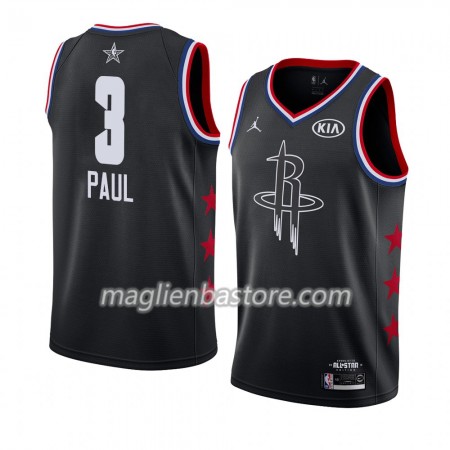 Maglia Houston Rockets Chris Paul 3 2019 All-Star Jordan Brand Nero Swingman - Uomo